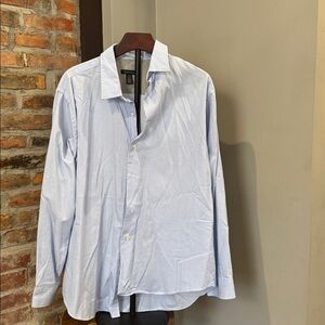 Van Heusen Striped Shirt in Gray and Black